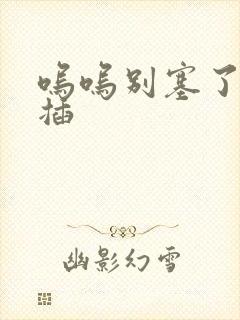 呜呜别塞了啊抽插