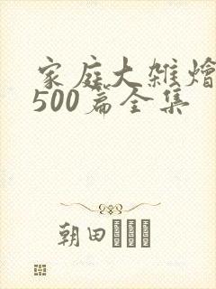 家庭大杂烩小说500篇全集