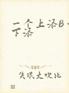 一个上添B一个下添