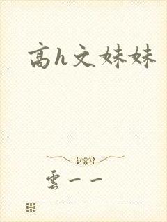 高h文妹妹