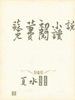 苏若初小说全文免费阅读