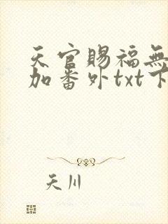 天官赐福无删减加番外txt下载