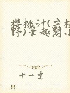 樱桃汁(宋枝江野)笔趣阁小说