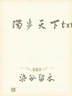 独步天下txt