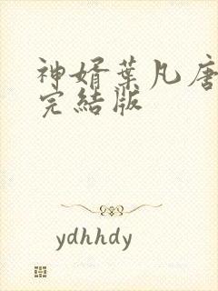 神婿叶凡唐若雪完结版