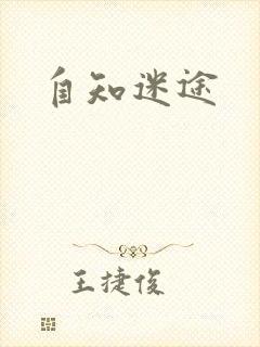 自知迷途封面