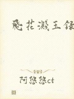 飞花溅玉录