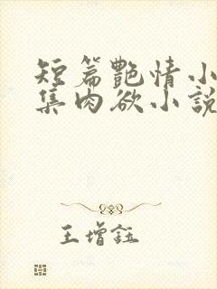 短篇艳情小说合集肉欲小说