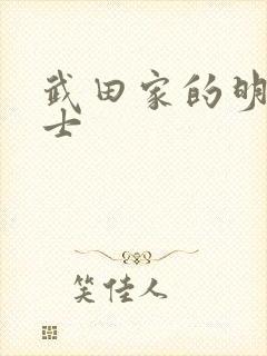 武田家的明国武士