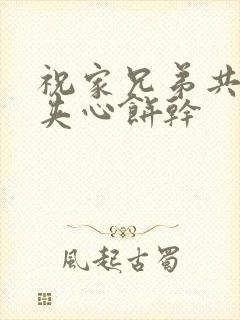 祝家兄弟共享后夹心饼干