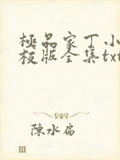 极品家丁小说精校版全集txt