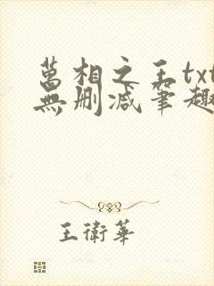 万相之王txt无删减笔趣阁