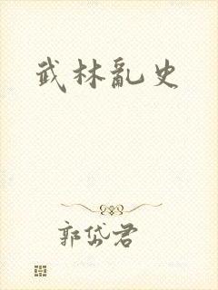 武林乱史封面