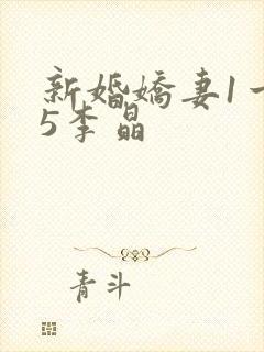 新婚娇妻1一25李晶