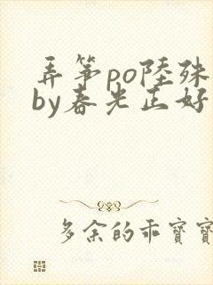 弄筝po陆殊词by春光正好