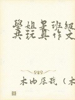 学姐是班级的公共玩具作文封面