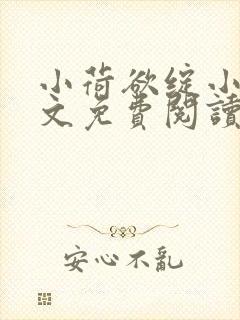 小荷欲绽小说全文免费阅读笔趣阁