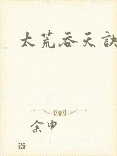 太荒吞天诀小说