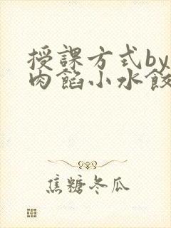 授课方式by 肉馅小水饺