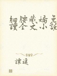 细腰藏娇免费阅读全文小说苏珞浅封面