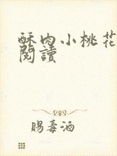 酥肉小桃花全文阅读