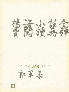 杨洛小说全文免费阅读无弹窗最新章节