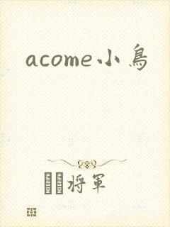 acome小鸟