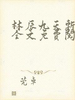 林辰九天斩神诀全文免费阅读笔趣阁封面