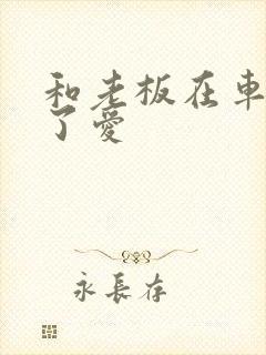 和老板在车里做了爱