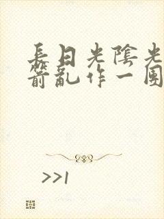 长日光阴光阴似箭乱作一团笔趣阁