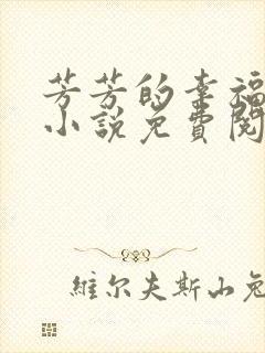 芳芳的幸福生活小说免费阅读封面