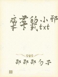 病君的小邪后全本下载txt