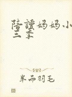 陪读妈妈小说第三季封面