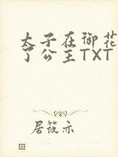 太子在御花园要了公主TXT封面