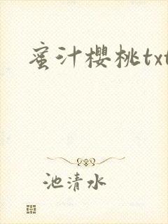 蜜汁樱桃txt封面