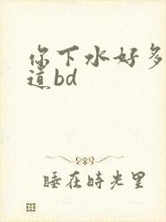 你下水好多下水道bd封面