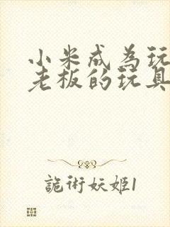 小米成为玩具店老板的玩具