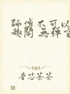 师傅不可以 笔趣阁 无弹窗封面