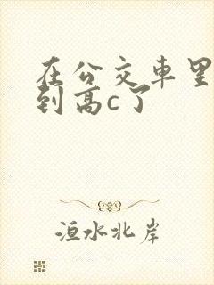 在公交车里c弄到高c了