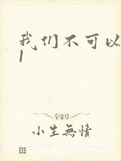 我们不可以1v1封面