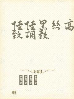 佳佳黑丝高跟极致调教