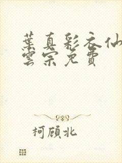 叶真彩衣仙子齐云宗免费封面