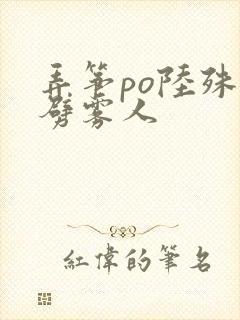 弄筝po陆殊词劈雾人封面