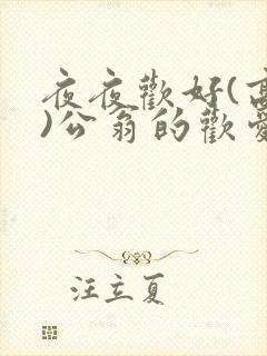 夜夜欢好(高h)公翁的欢爱h