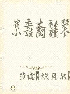 省委大秘楚东恒小说阅读全文