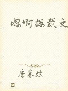 嗯啊总裁文h封面