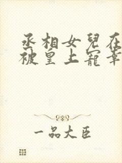 丞相女儿在书房被皇上宠幸的小说在封面