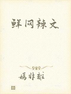 鲜网辣文封面