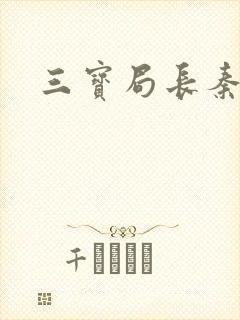 三宝局长秦守仁封面