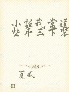 小说我当道士那些年三下装电子书